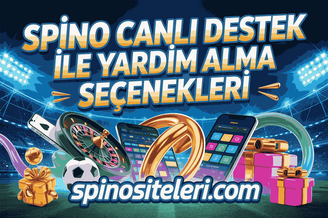 Spino Canlı Destek ile Yardım Alma Seçenekleri