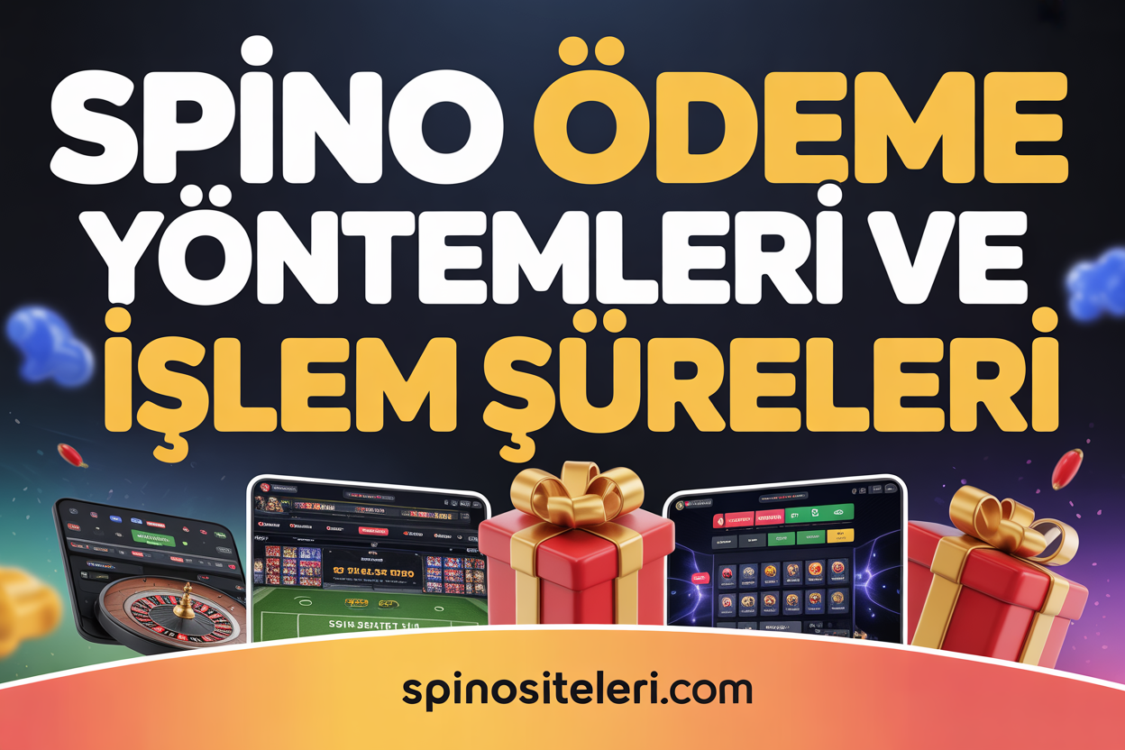Spino Ödeme Yöntemleri ve İşlem Süreleri