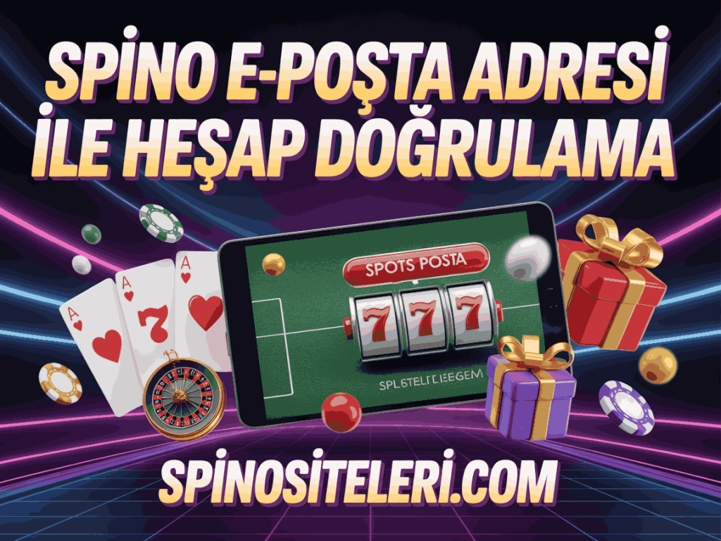 spino e-posta adresi ile hesap dogrulama