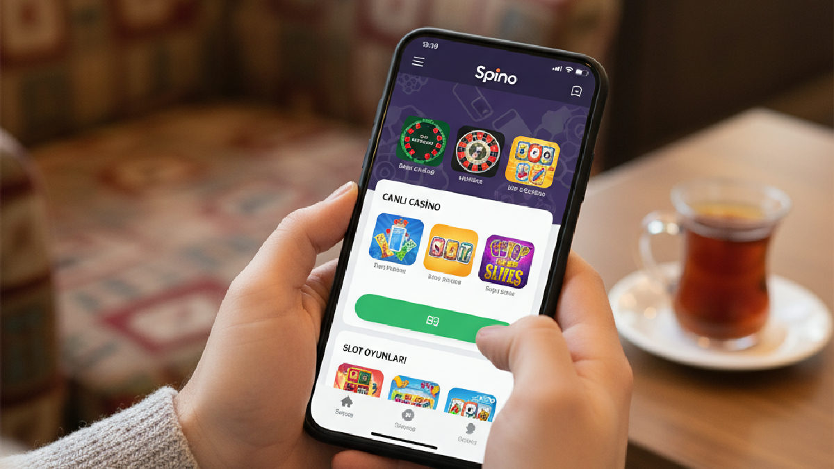 Spino popüler oyunlar mobil uygulama üzerinden kolayca erişilebilir.