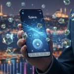 Spino güncel bağlantı 2026 adresine kripto paralarla güvenli erişim sağlayan bir akıllı telefon.